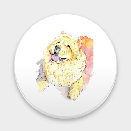 暖心水彩-鬆獅犬 暖心水彩-鬆獅犬