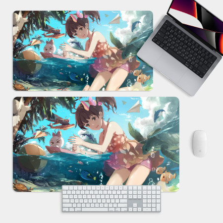 夏日泳裝少女