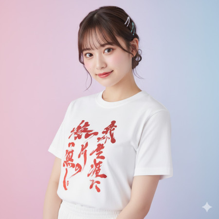 我終生無悔！書法 TEE