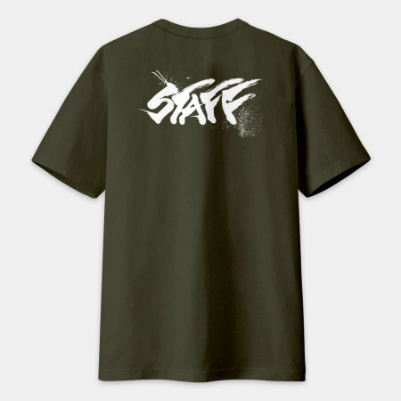 Staff 書法 TEE （字在背面）