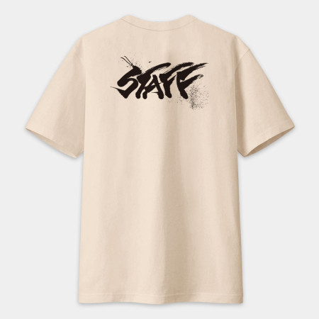 Staff 書法 TEE （字在背面）