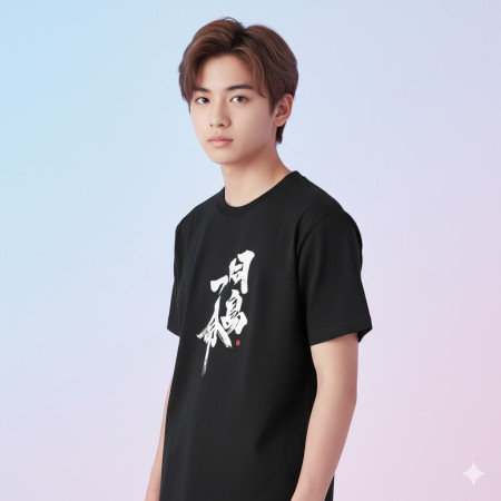 同島一命 書法 TEE 同島一命 書法 TEE