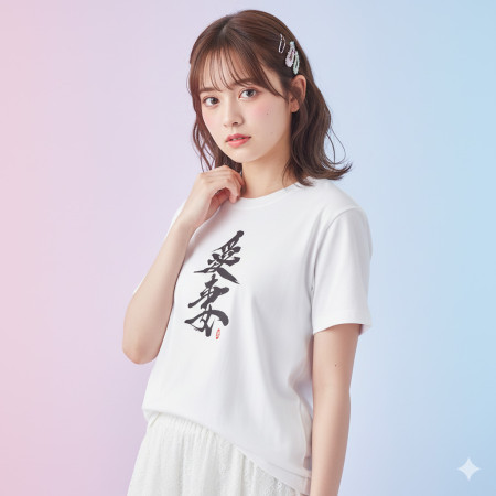 女王 愛妻 寶貝 書法 TEE