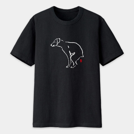 愛犬 ASAHI 書法 TEE 愛犬 ASAHI 書法 TEE