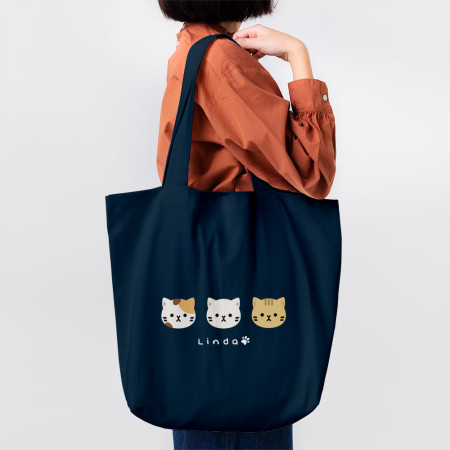三隻貓頭 客製化英文名