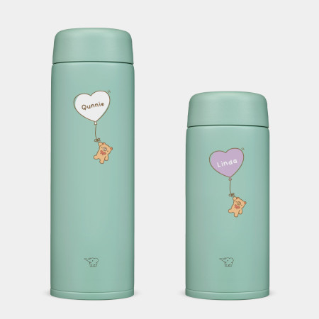 熊熊愛心氣球（可客製化文字）