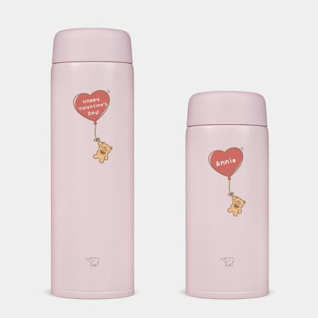 熊熊愛心氣球（可客製化文字）