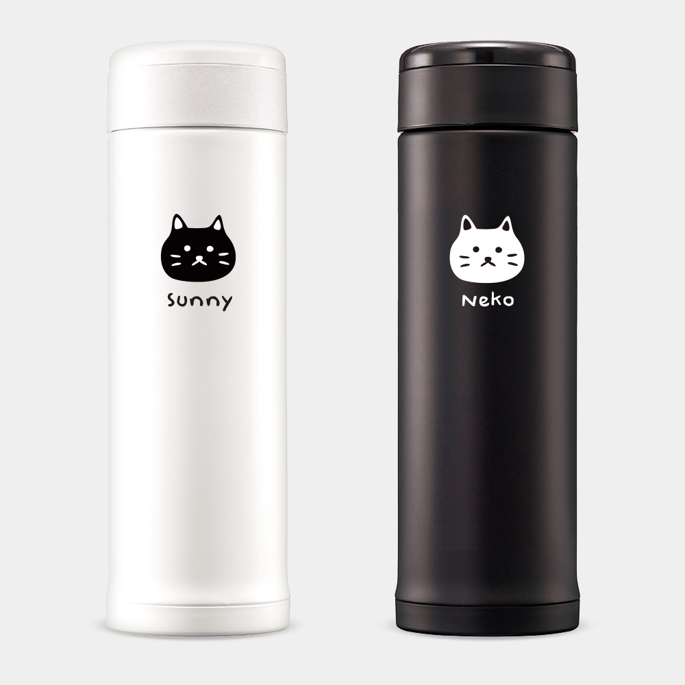 客製化英文名 黑白貓頭