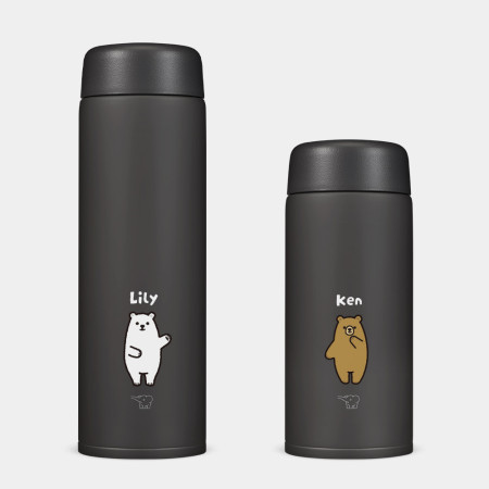 站立熊熊（可客製化文字）