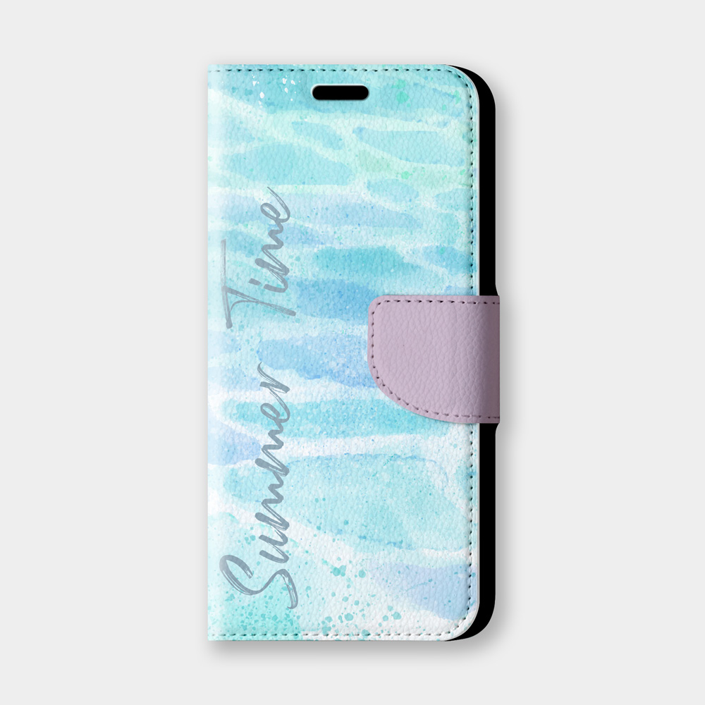 水波紋Summer Time手機翻蓋保護皮套 水波紋Summer Time手機翻蓋保護皮套