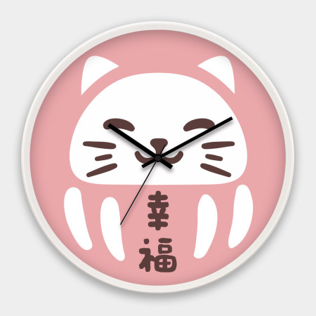 粉色達摩貓
