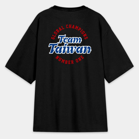 TEAM TAIWAN 冠軍T 文字在背面 TEAM TAIWAN 冠軍T 文字在背面