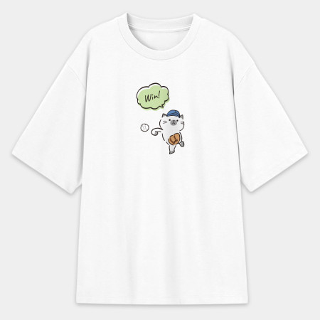 貓咪棒球 (可客製化文字) 貓咪棒球 (可客製化文字)