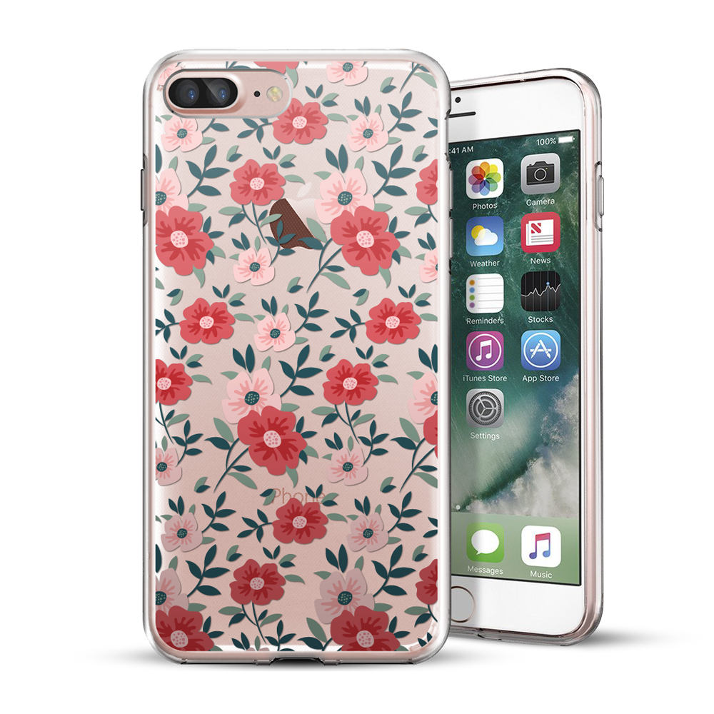 iPhone 5/6/7/Plus 原創保護殼:粉紅花 iPhone 5/6/7/Plus 原創保護殼:粉紅花