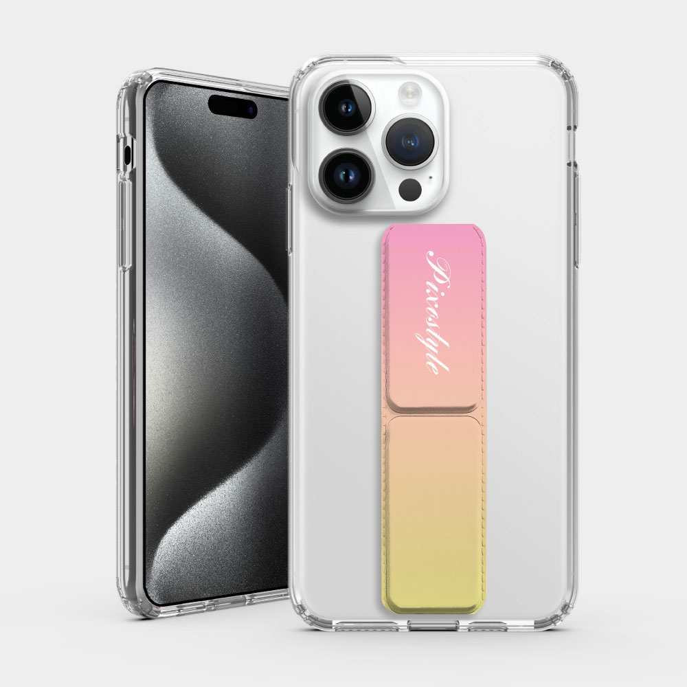 粉黃漸層 客製化文字