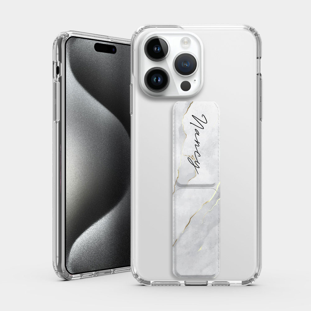 大理石 客製化英文名折疊立架