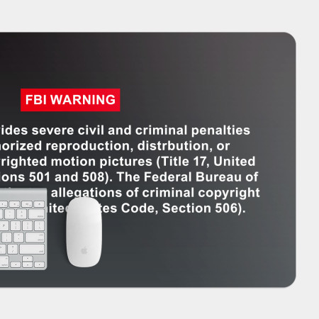 FBI Warning FBI Warning