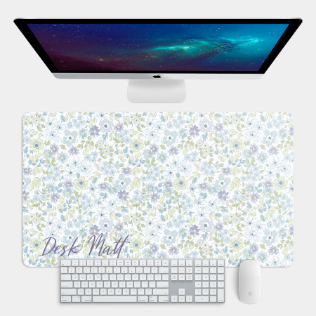 客製化英文名 藍紫小碎花 客製化英文名 藍紫小碎花