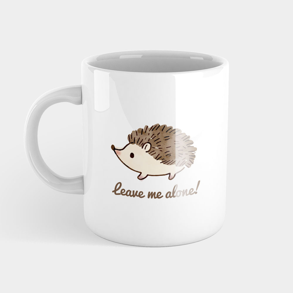 客製化文字 Leave me alone 刺蝟 客製化文字 Leave me alone 刺蝟