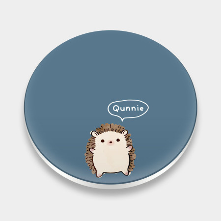 刺蝟抱抱 客製化文字