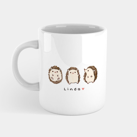 三隻刺蝟 客製化文字 三隻刺蝟 客製化文字