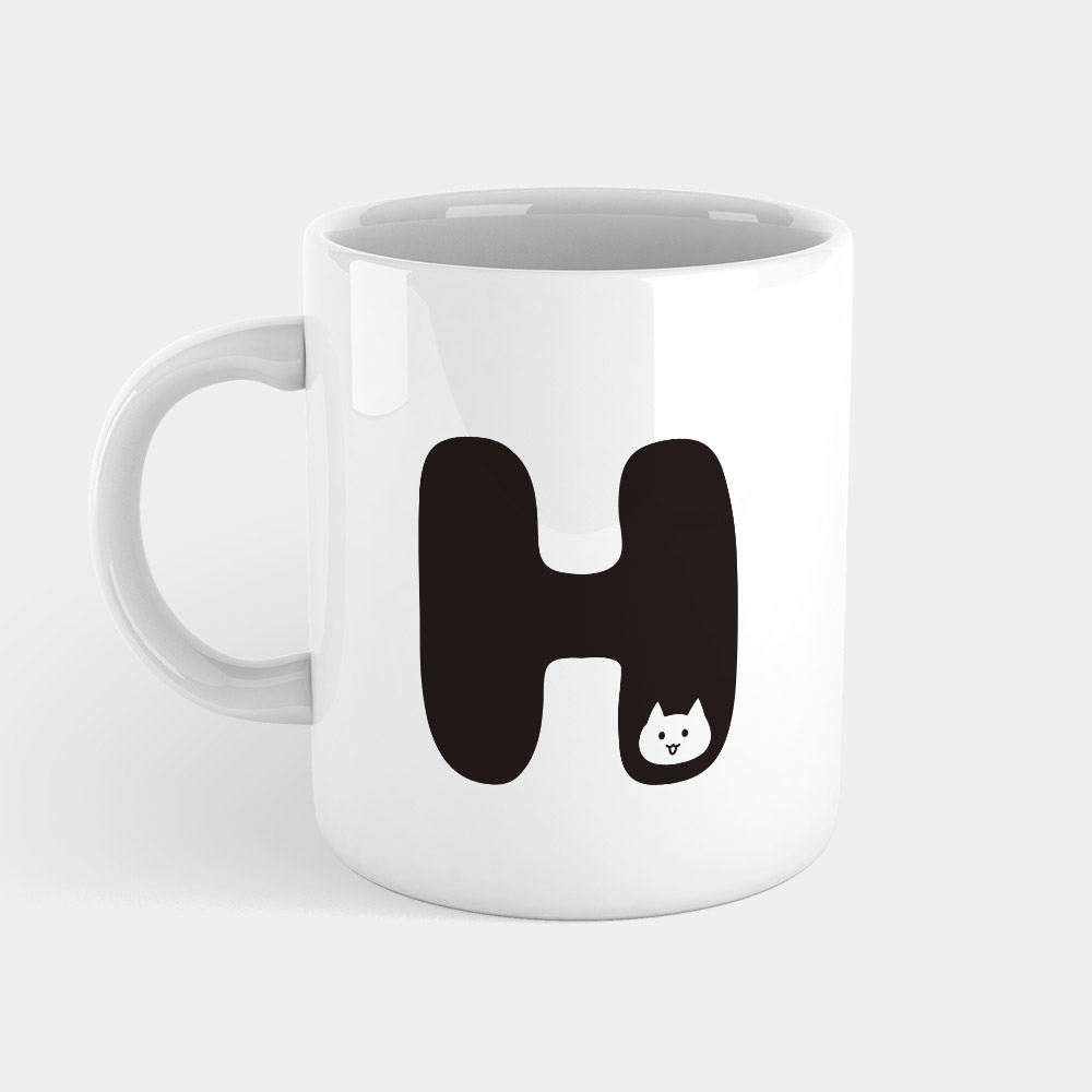 貓咪英文字母H 貓咪英文字母H