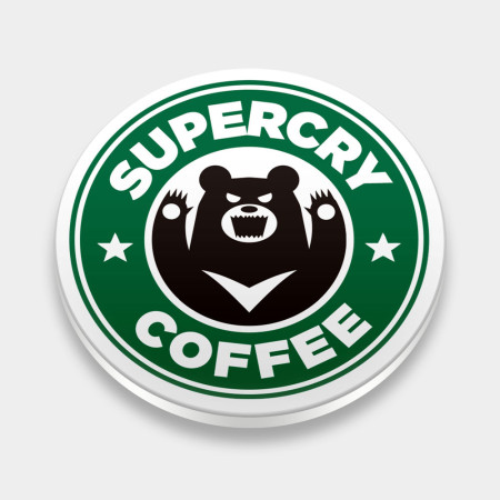 客製化文字 SuperCry Coffee