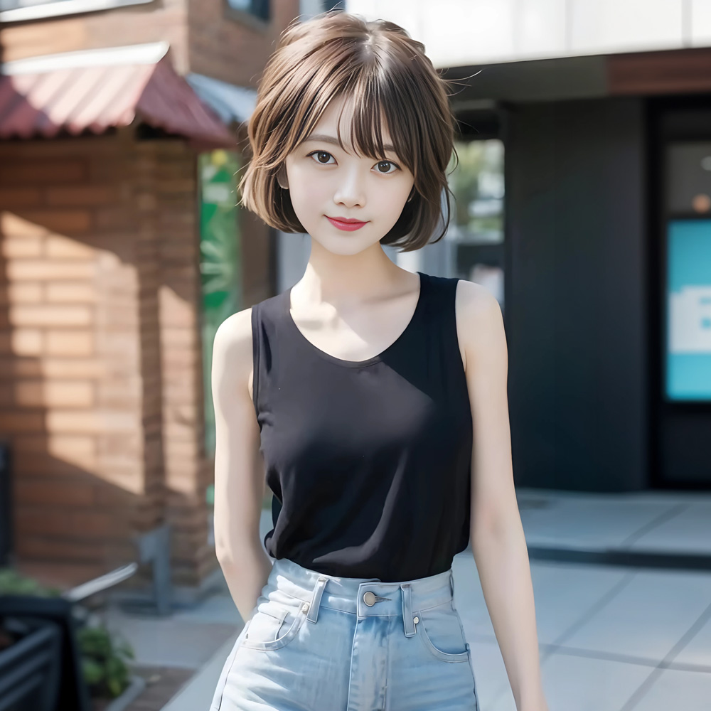 使用 Youcam AI 擴展照片尺寸