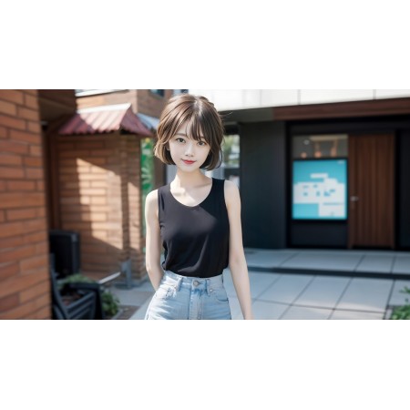 使用 Youcam AI 擴展照片尺寸