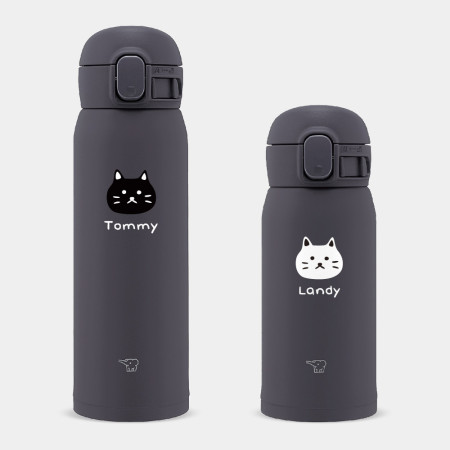客製化文字 黑白貓頭
