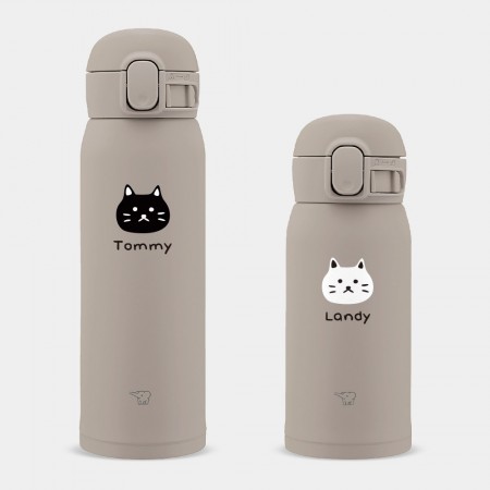 客製化文字 黑白貓頭