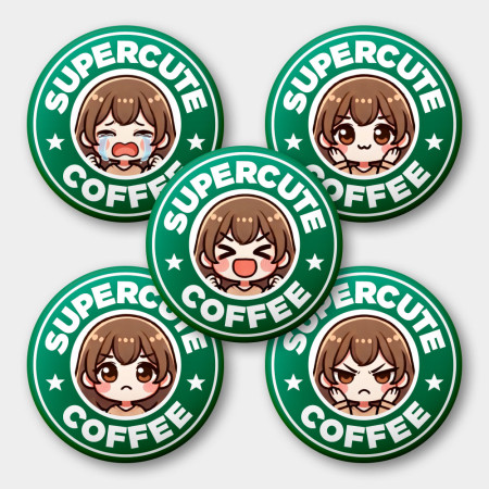 客製化Q版人像貼圖 Super Cute