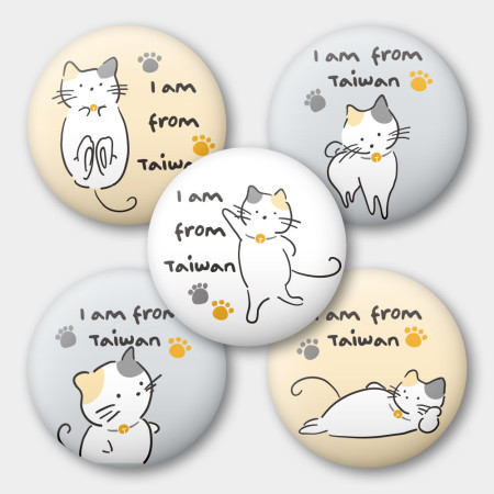 出國必備！我是台灣人 花貓