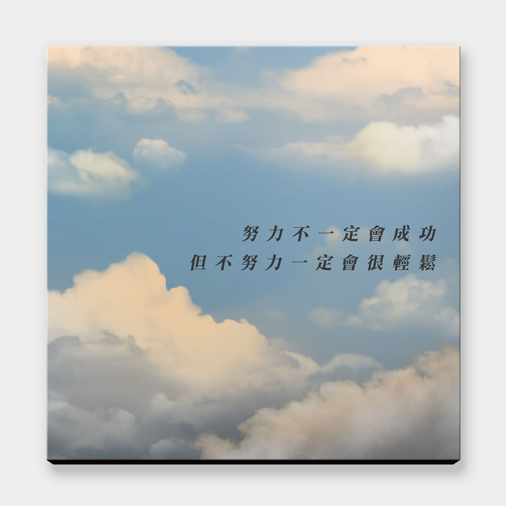 努力不一定會成功（客製化文字）