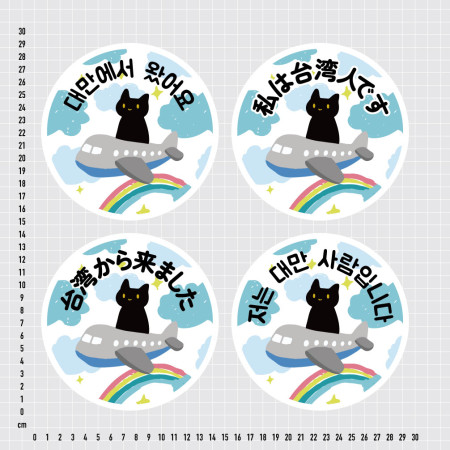 出國必備！黑貓搭飛機 我是台灣人日韓版