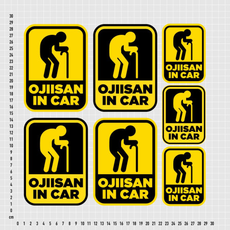 歐吉桑 歐巴桑 in Car