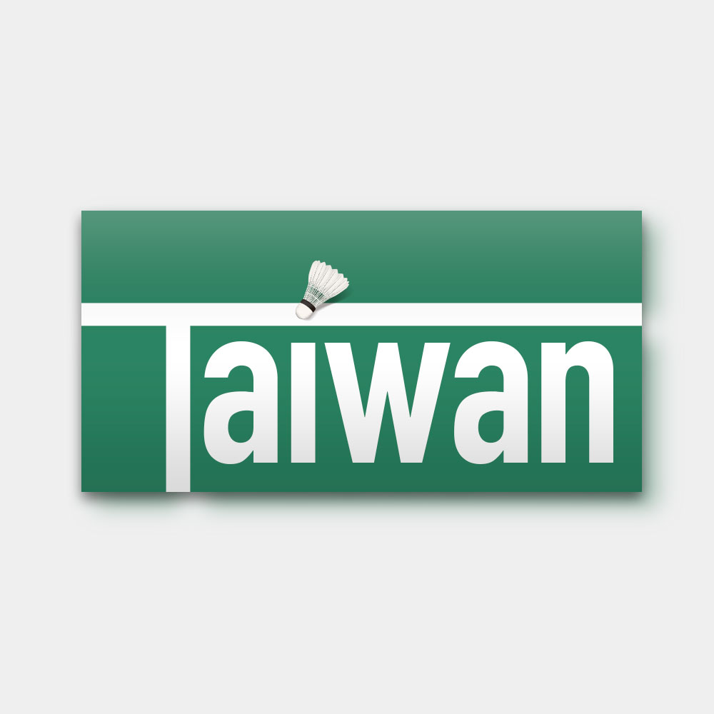 TAIWAN 台灣羽球金牌