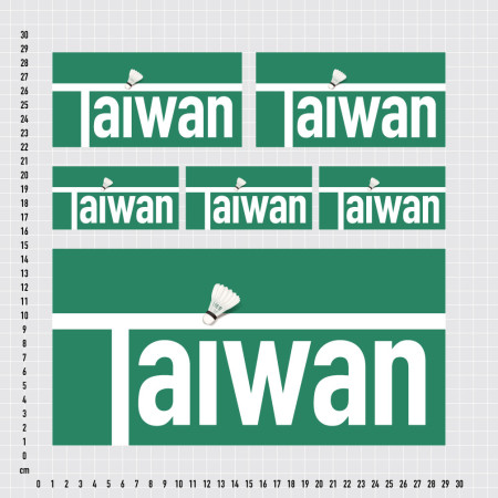 TAIWAN 台灣羽球金牌