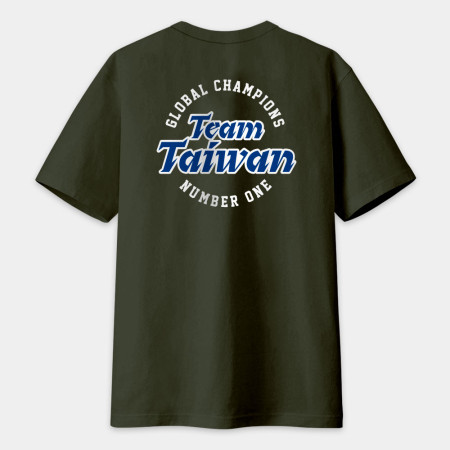 TEAM TAIWAN 冠軍T 文字在背面 TEAM TAIWAN 冠軍T 文字在背面