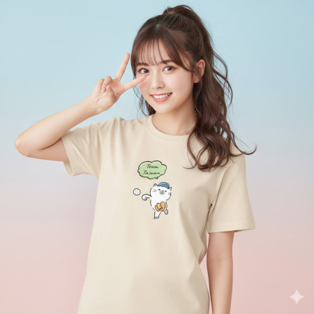 貓咪棒球 （可客製化文字）