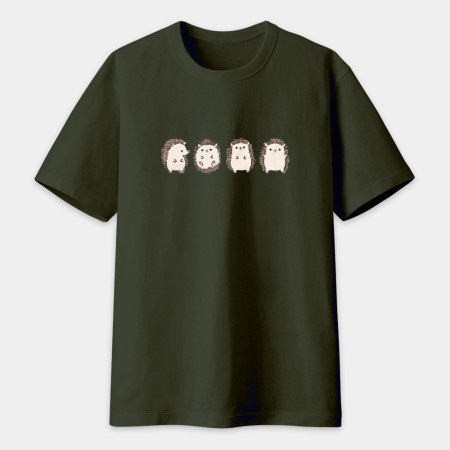各種姿勢的刺蝟